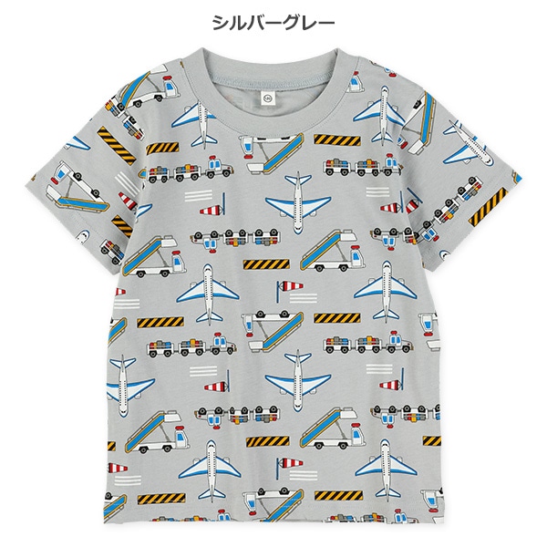 のりもの総柄半袖Tシャツ