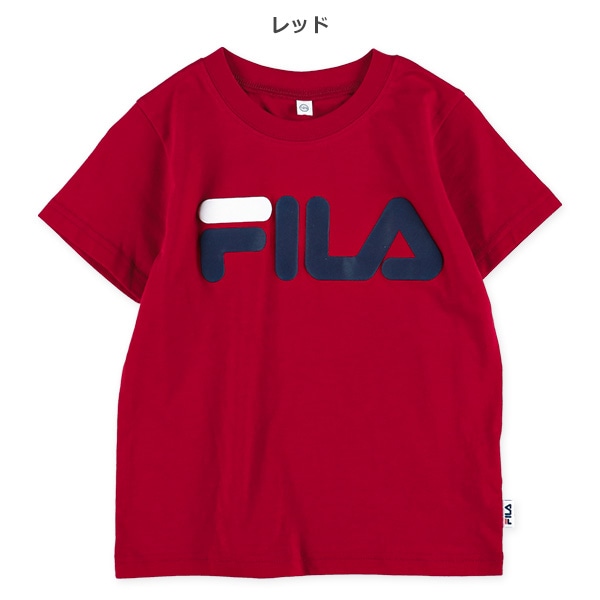 FILA）発泡プリント半袖Tシャツ