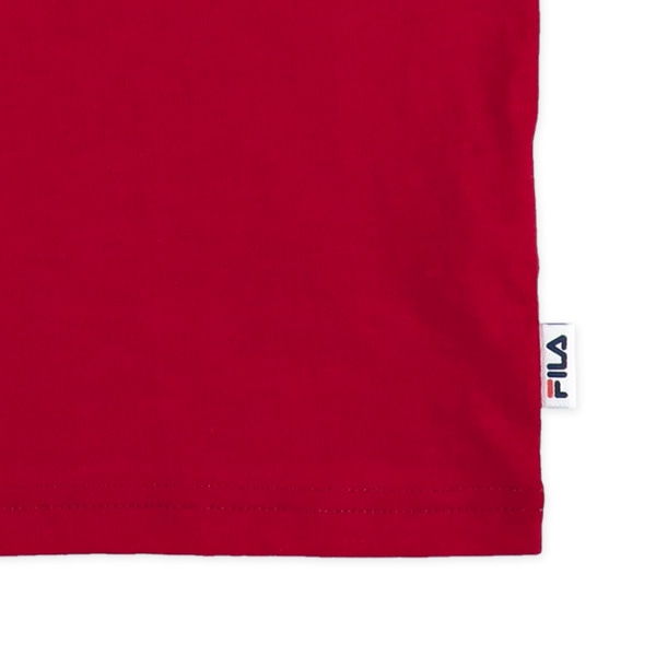 FILA）発泡プリント半袖Tシャツ