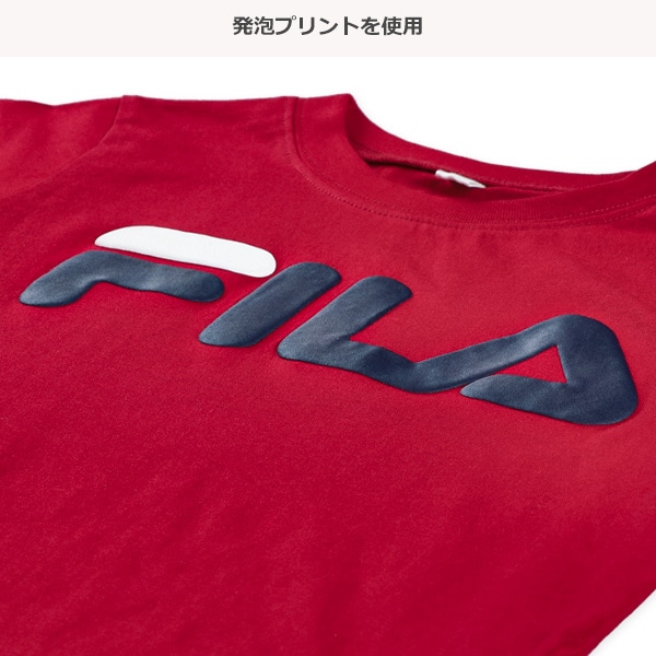 FILA）発泡プリント半袖Tシャツ