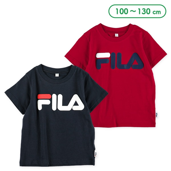 FILA）発泡プリント半袖Tシャツ