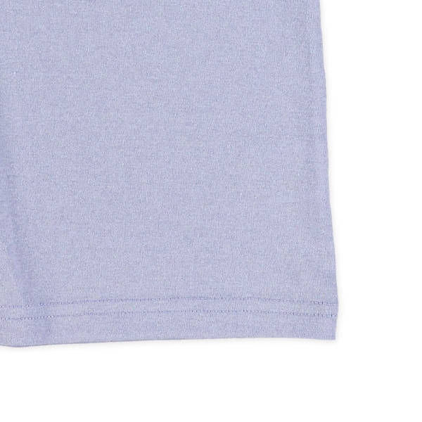 白くまロゴプリント半袖Tシャツ