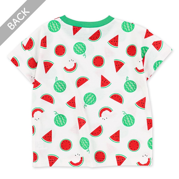 野菜フルーツ総柄半袖Tシャツ