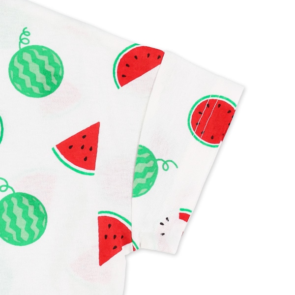 野菜フルーツ総柄半袖Tシャツ