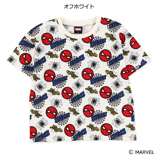 総柄半袖Tシャツ（スパイダーマン）