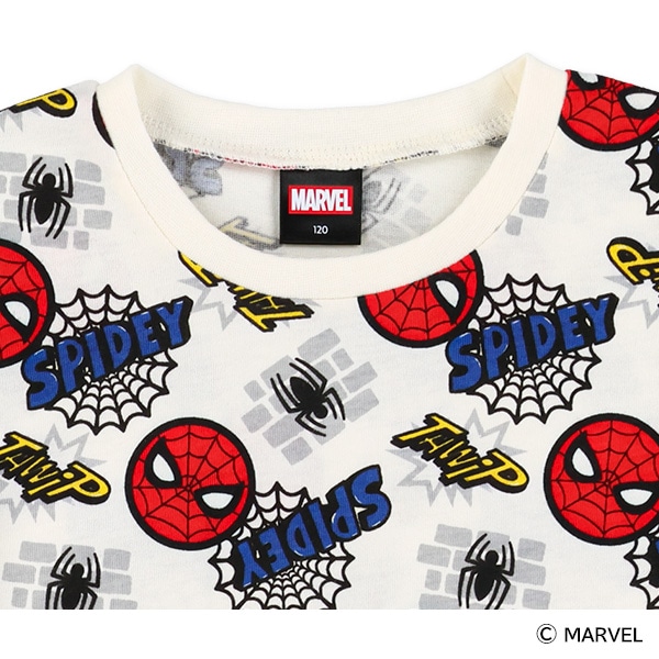 総柄半袖Tシャツ（スパイダーマン）