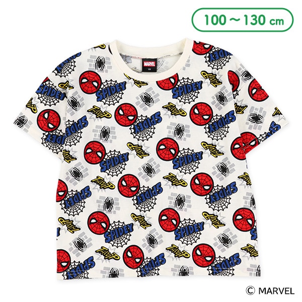 総柄半袖Tシャツ（スパイダーマン）