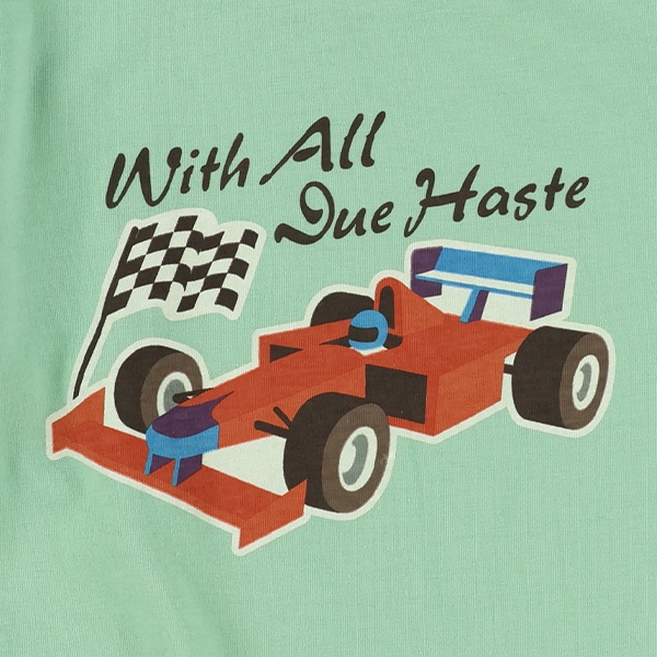 レーシングカー半袖Tシャツ