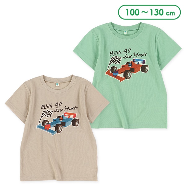レーシングカー半袖Tシャツ