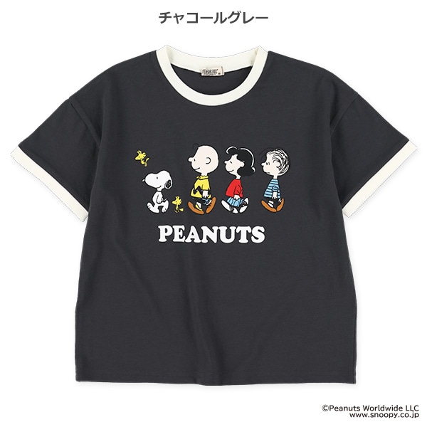 ワイド半袖Tシャツ（スヌーピー）