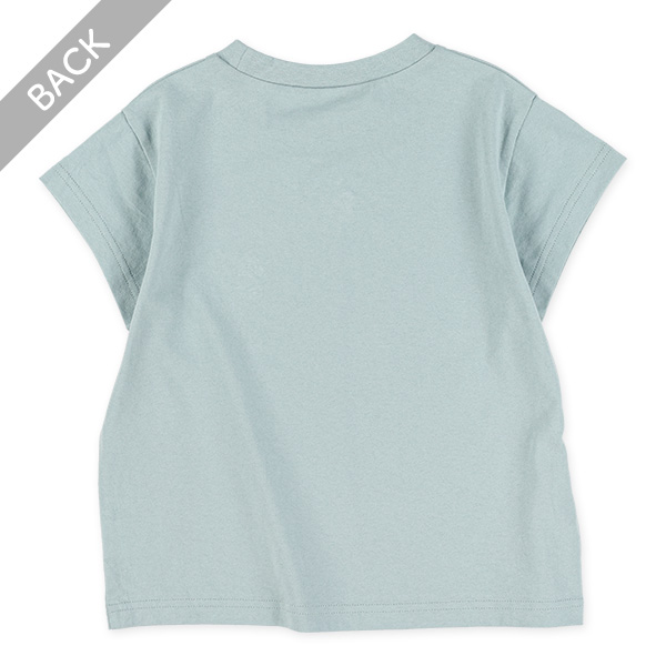 胸ワンポイント刺繍半袖Tシャツ