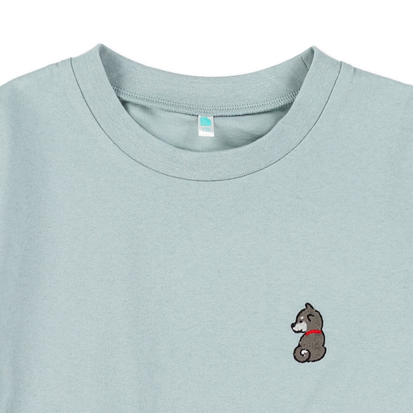 胸ワンポイント刺繍半袖Tシャツ