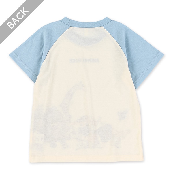 恐竜・のりもの・アニマル大集合半袖Tシャツ