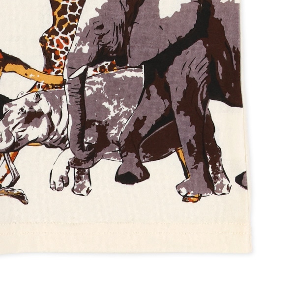 恐竜・のりもの・アニマル大集合半袖Tシャツ