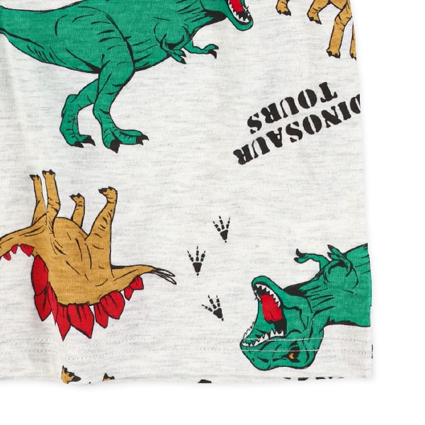 総柄ビッグ半袖Tシャツ