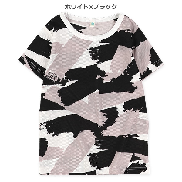 メッシュペンキ半袖Tシャツ