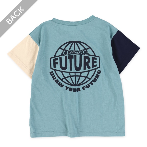 サークルロゴ配色半袖Tシャツ