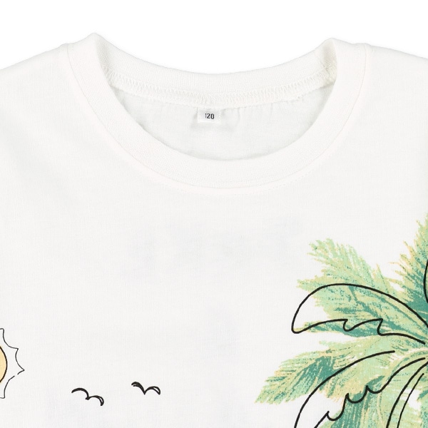 サメドライバードロップショルダー半袖Tシャツ