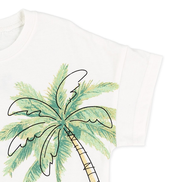 サメドライバードロップショルダー半袖Tシャツ