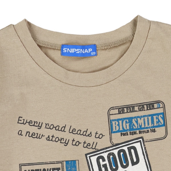 ロゴスタンププリント半袖Tシャツ