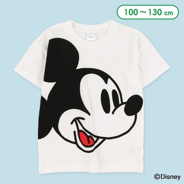 ビッグフェイス半袖Tシャツ（ミッキーマウス）