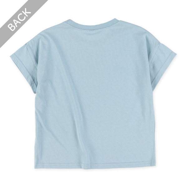 生き物ポケットドロップショルダー半袖Tシャツ