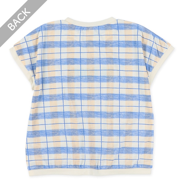 スラブ刺繍半袖Tシャツ