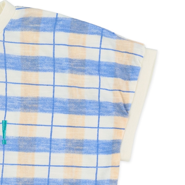 スラブ刺繍半袖Tシャツ