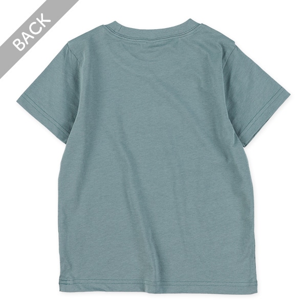 恐竜ステッチ刺繍半袖Tシャツ