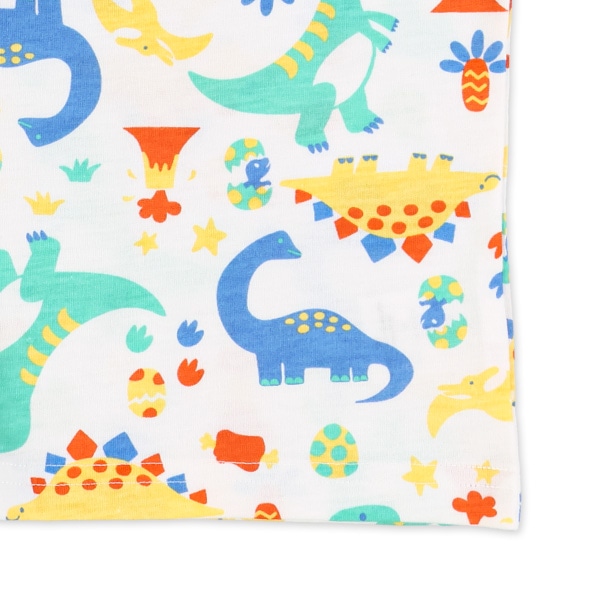 カラフル恐竜半袖Tシャツ