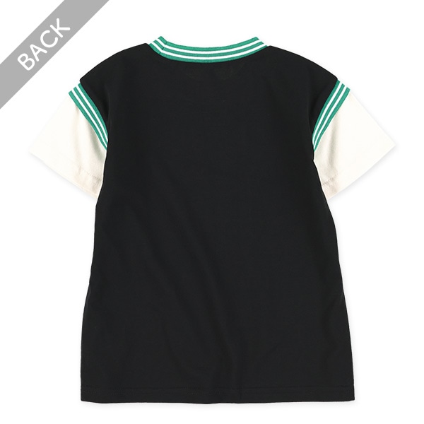 ロゴレイヤード風半袖Tシャツ