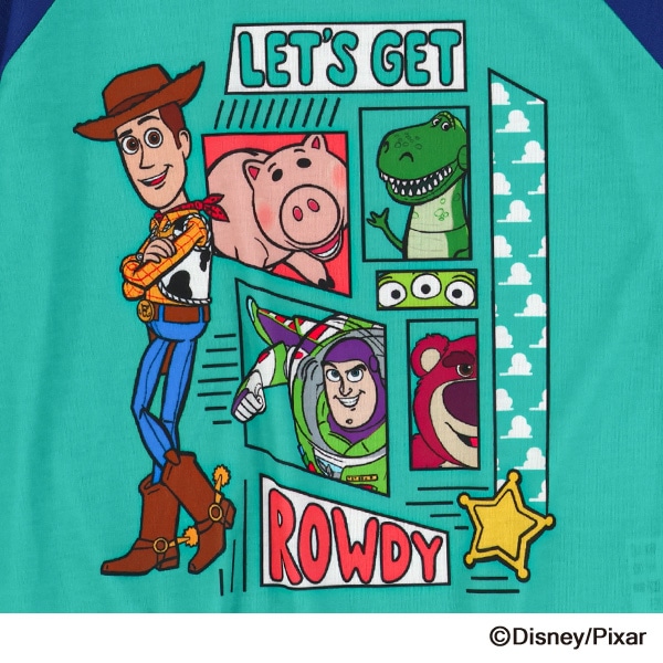 ラグラン半袖Tシャツ（トイ・ストーリー）