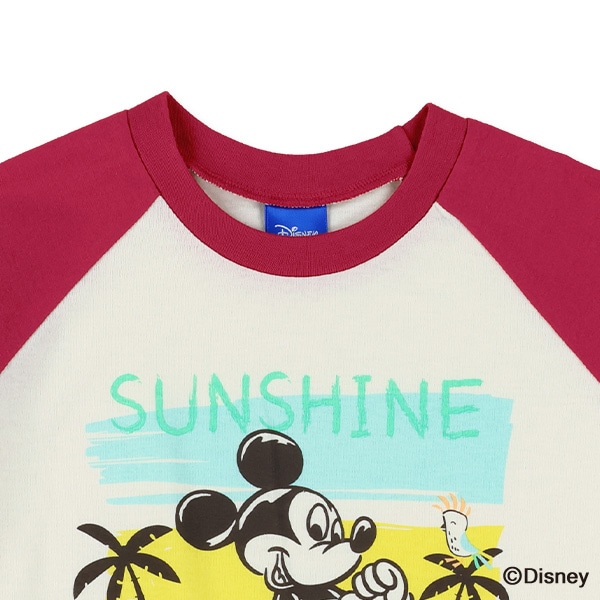 ラグラン半袖Tシャツ（ミッキーマウス）