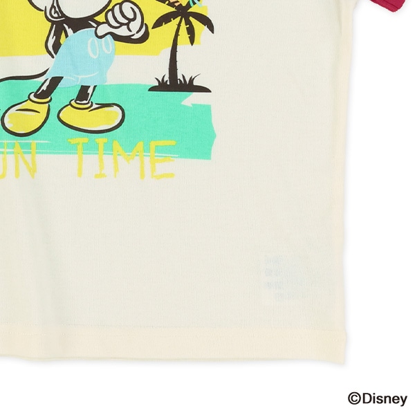 ラグラン半袖Tシャツ（ミッキーマウス）