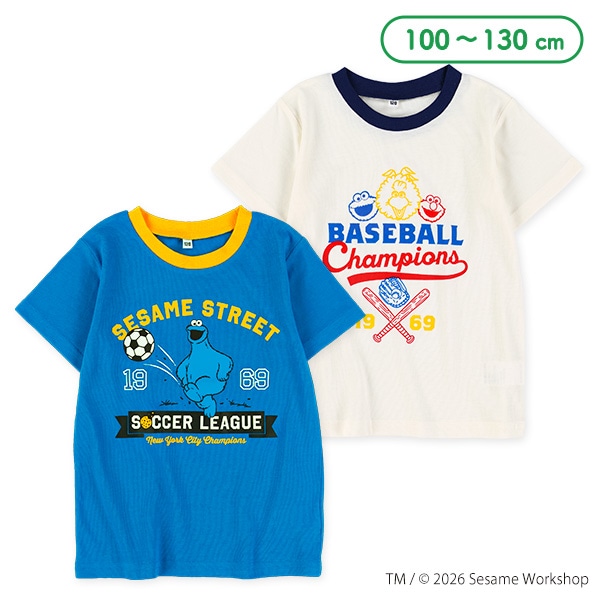 スポーツ半袖Tシャツ（セサミストリート）