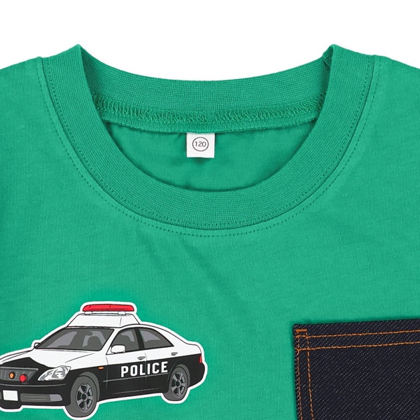 はたらくくるまポケット半袖Tシャツ