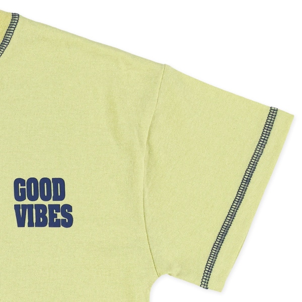 ステッチカラーロゴ半袖Tシャツ