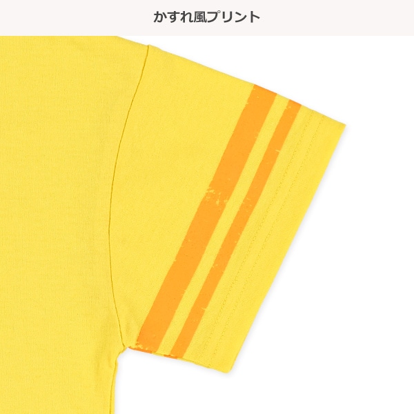 かすれ風アメカジプリント半袖Tシャツ
