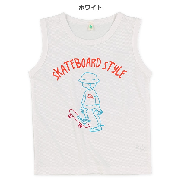 メッシュスケボーネオンタンクトップ