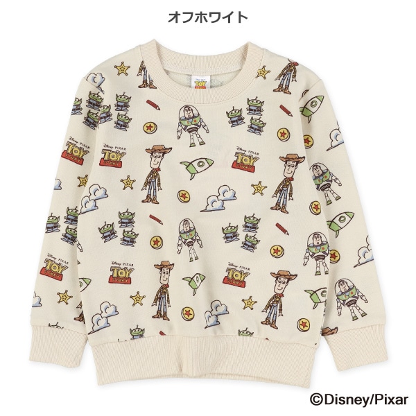 ミニ裏毛総柄薄手トレーナー（トイ・ストーリー）