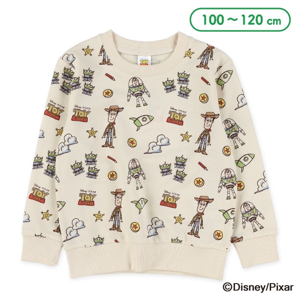 ミニ裏毛総柄薄手トレーナー（トイ・ストーリー）