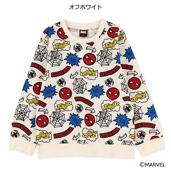ミニ裏毛薄手トレーナー（スパイダーマン）