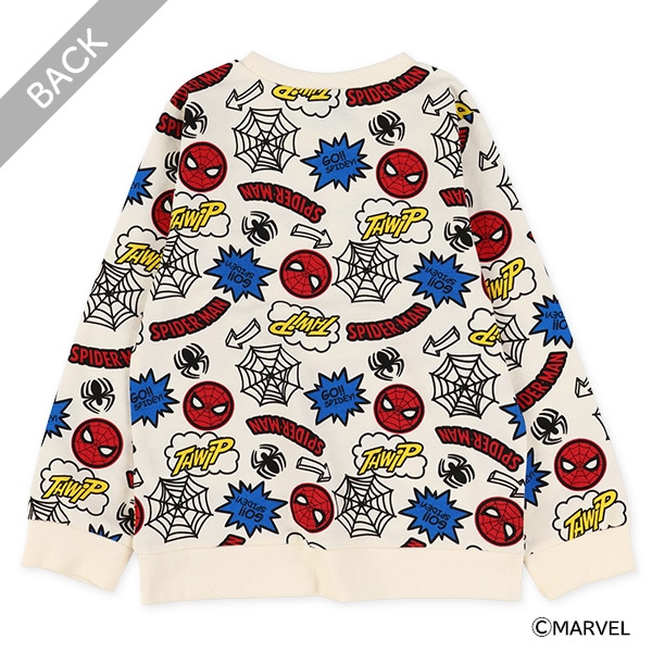 ミニ裏毛薄手トレーナー（スパイダーマン）