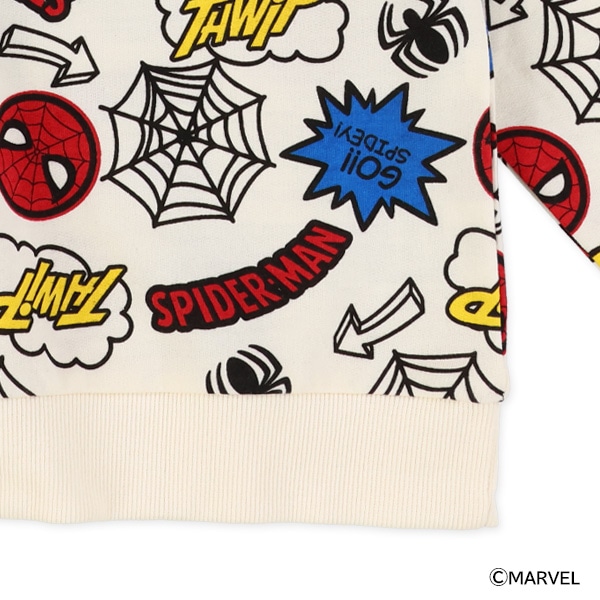 ミニ裏毛薄手トレーナー（スパイダーマン）