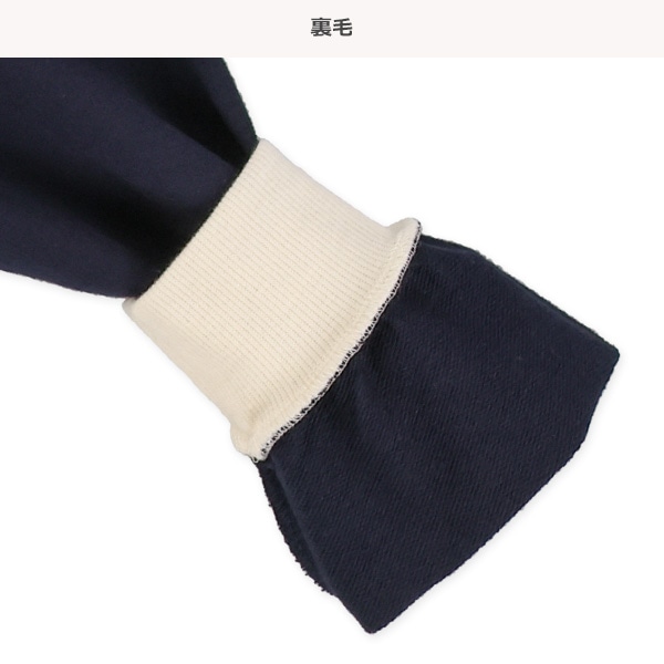 ミニ裏毛新幹線プリント薄手トレーナー