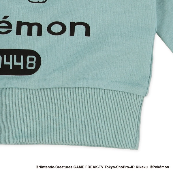 ミニ裏毛モチーフ薄手トレーナー（ポケモン）