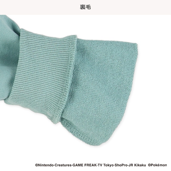 ミニ裏毛モチーフ薄手トレーナー（ポケモン）