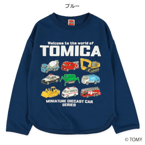 ミニ裏毛ロゴ長袖Tシャツ（トミカ）