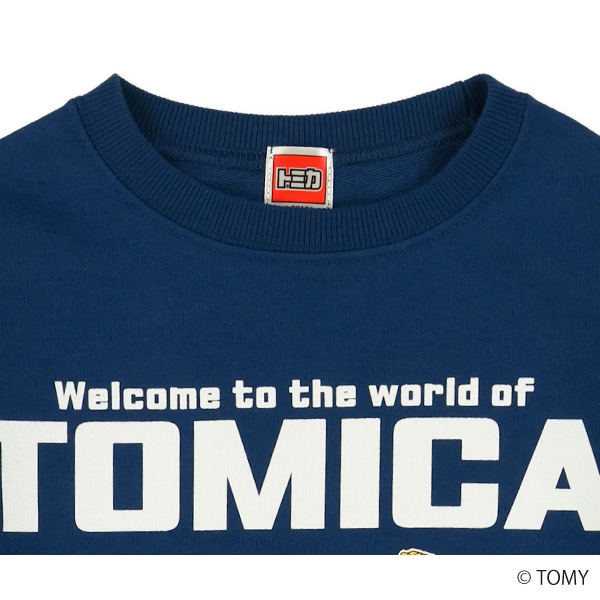 ミニ裏毛ロゴ長袖Tシャツ（トミカ）