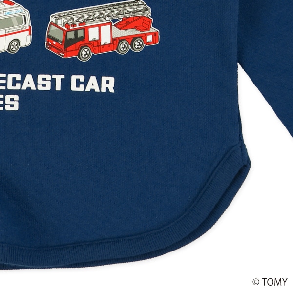 ミニ裏毛ロゴ長袖Tシャツ（トミカ）